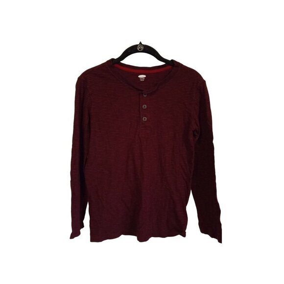 Old Navy boys red stripe long sleeve - Picture 1 of 3